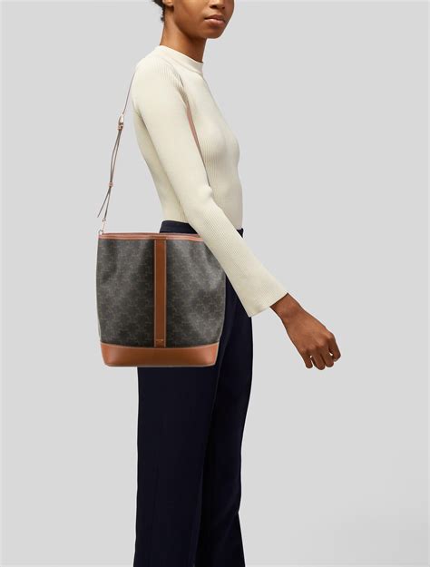 celine medium bucket|Celine bucket bag medium.